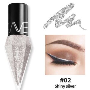 Silver Glitter Waterproof Eye Liner
